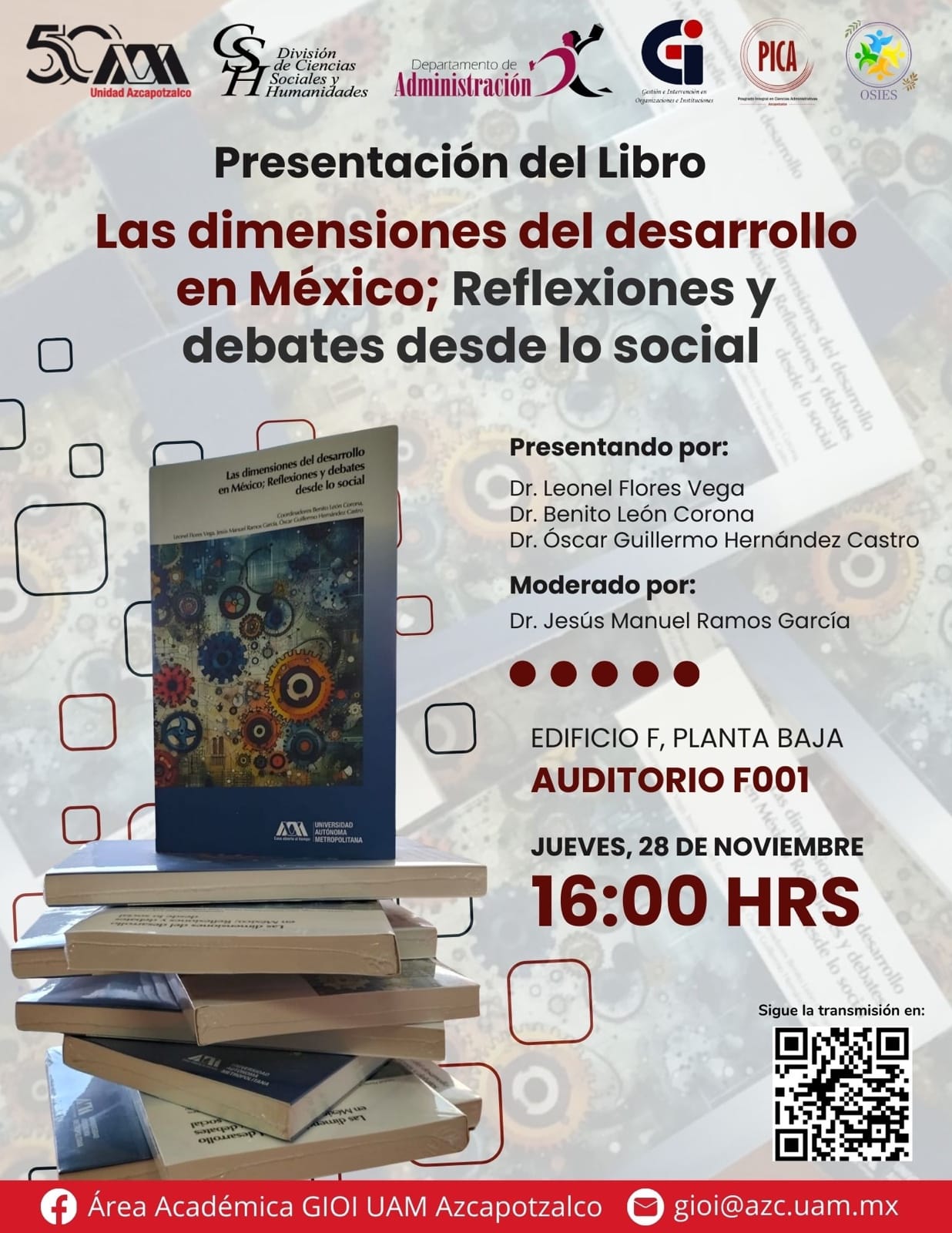 Presentación del Libro Las dimensiones del desarrollo en México; Reflexiones y debates desde lo social